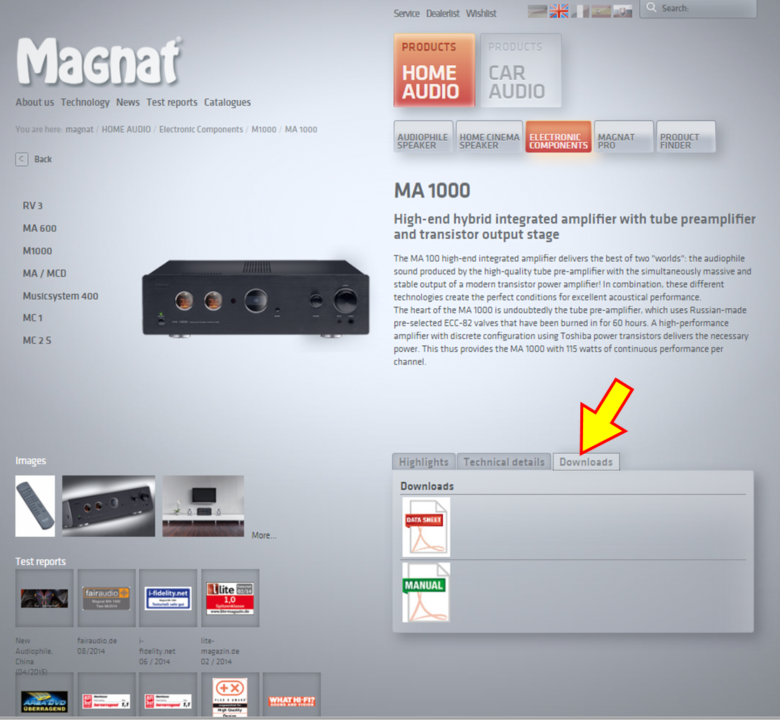 mAGNAT mANUALS